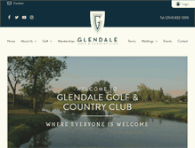 Tablet Screenshot of glendalegolf.ca